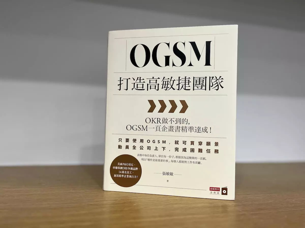 OGSM打造高敏捷團隊,一頁企劃書
